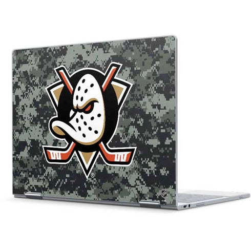 NHL Anaheim Ducks Camo Pixelbook Skin